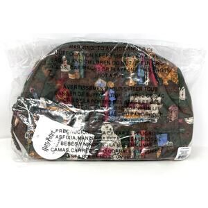 Vera Bradley Harry Potter Cosmetic Makeup Bag Case Hogwarts Library NWT 2025